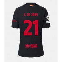 Barcelona Frenkie de Jong #21 Fußballbekleidung Auswärtstrikot 2024-25 Kurzarm